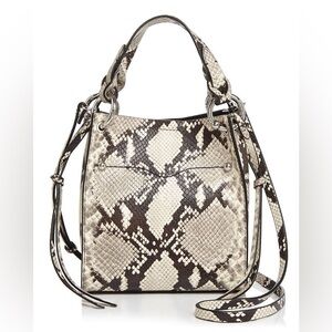NWT - Rebecca Minkoff Kate mini tote-python print